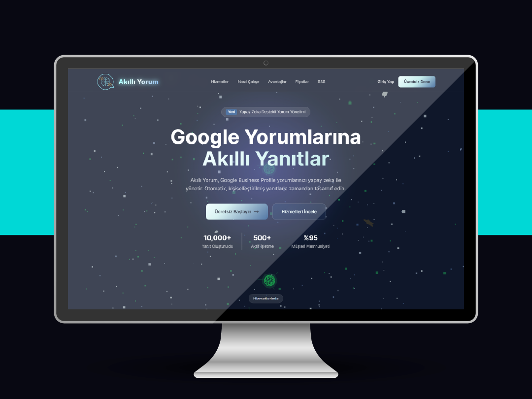 AI Entegrasyonlu 3D Web Sitesi - Rise of Digital yazılım çözümleri projesi